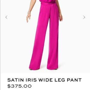 Ramy Brook Iris Wide Leg Pant in Deep Fuschia